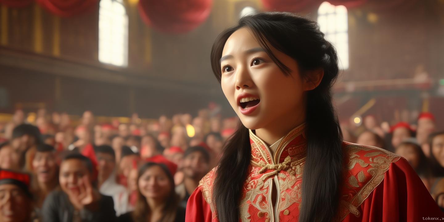 **中国女孩哈佛毕业礼演讲获全场欢呼：跨文化交流与个人成长的闪耀时刻**